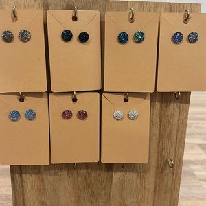 handmade stud earrings